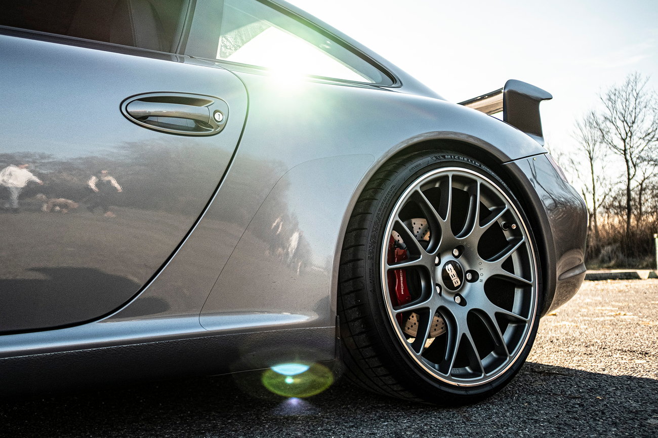 porsche 997 on bbs wheels