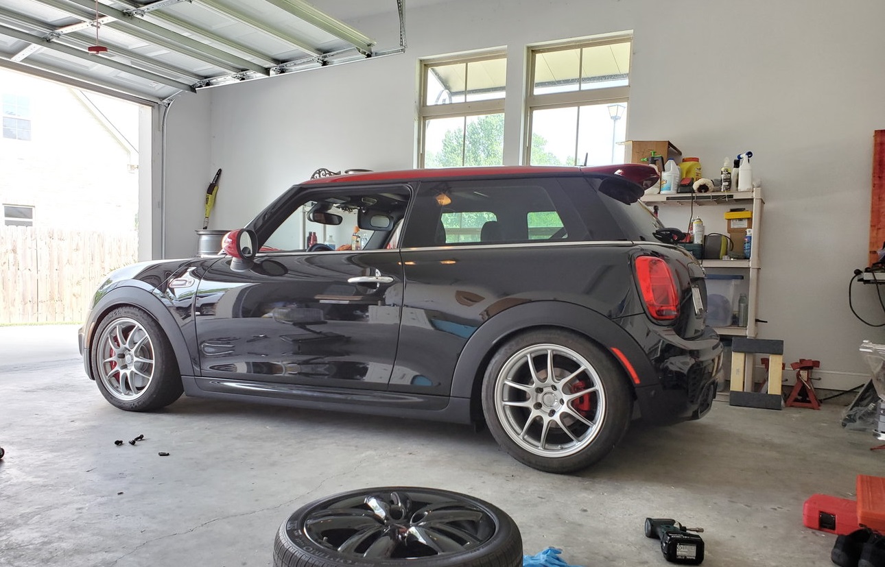 Enkei PF01 on MINI cooper jcw