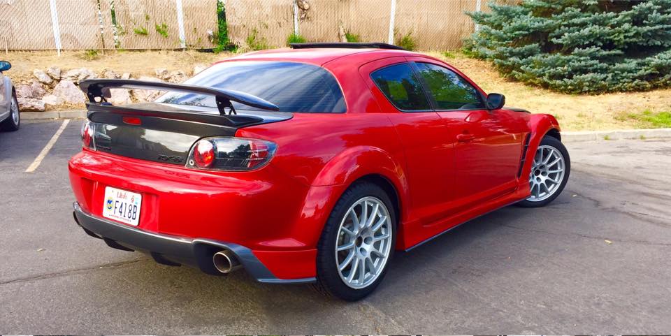 rx-8 on evo x gsr wheels