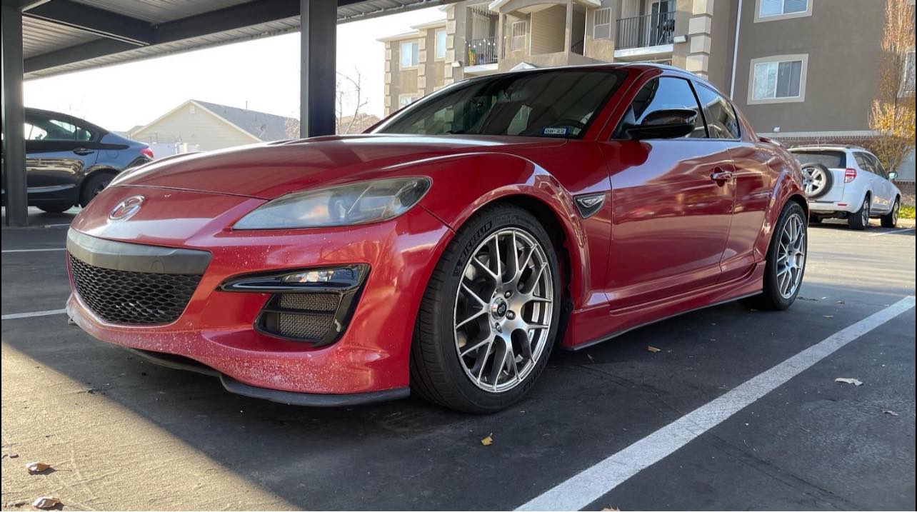 enkei wheels on mazda rx8