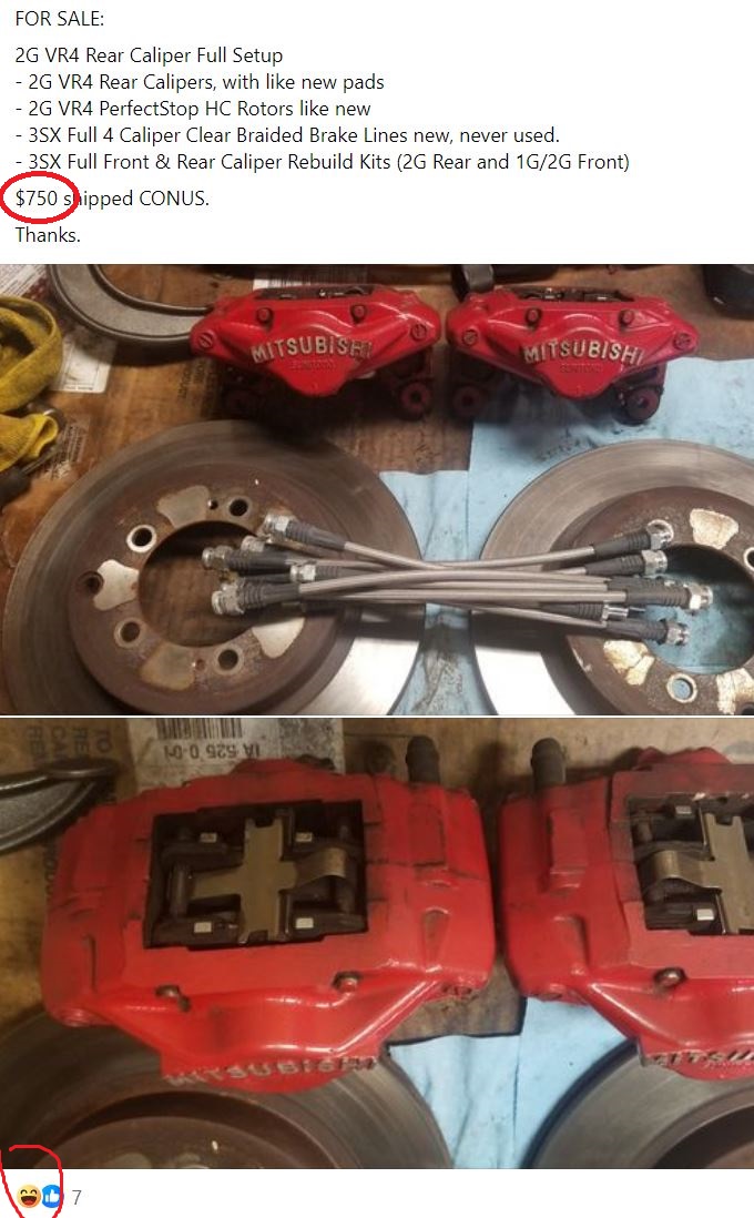 overpriced 2g brakes