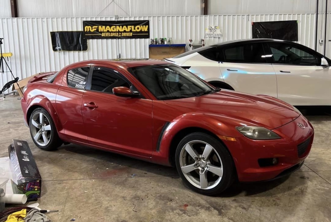 rx-8 on nissan 370z wheels