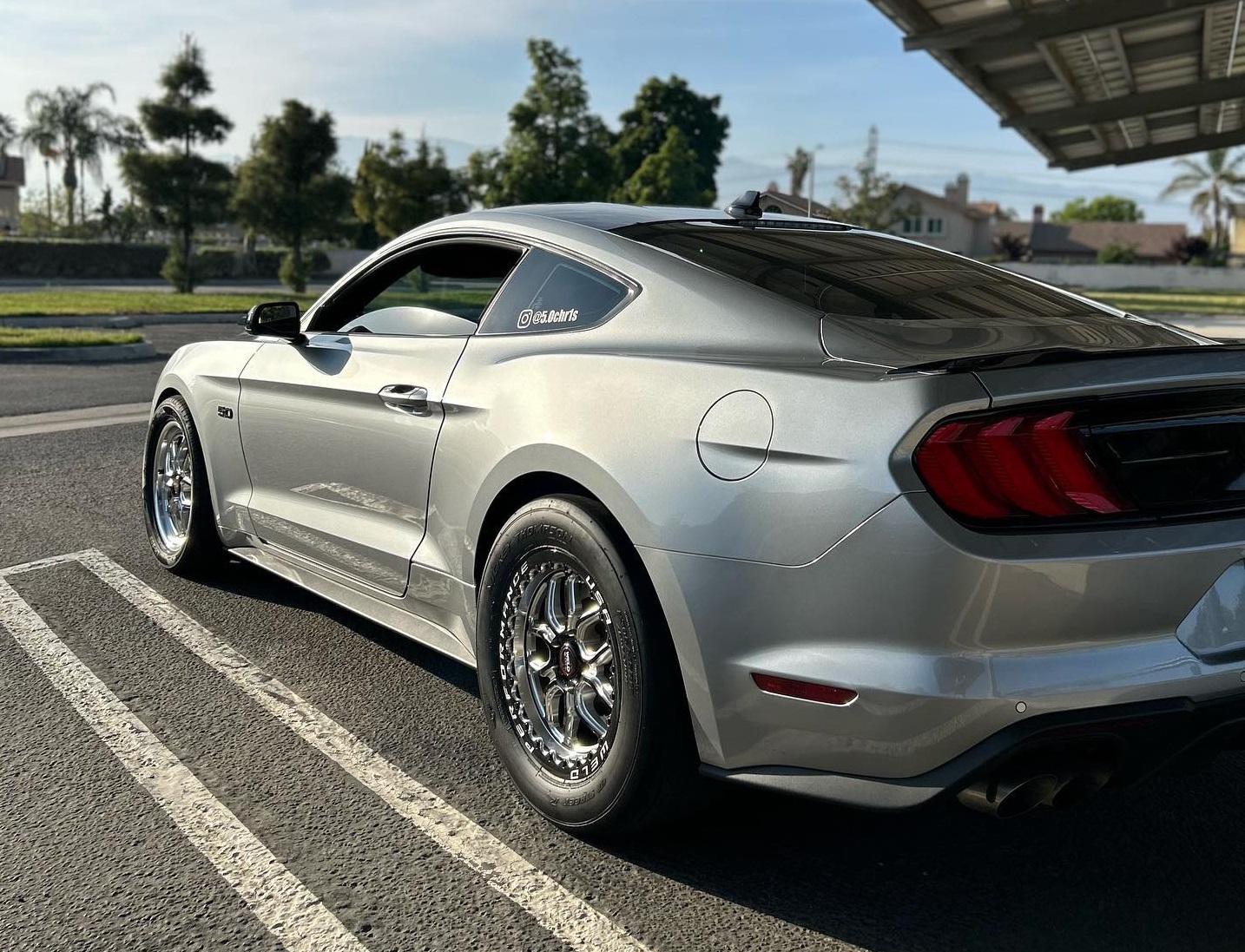 mustang on Weld wheels