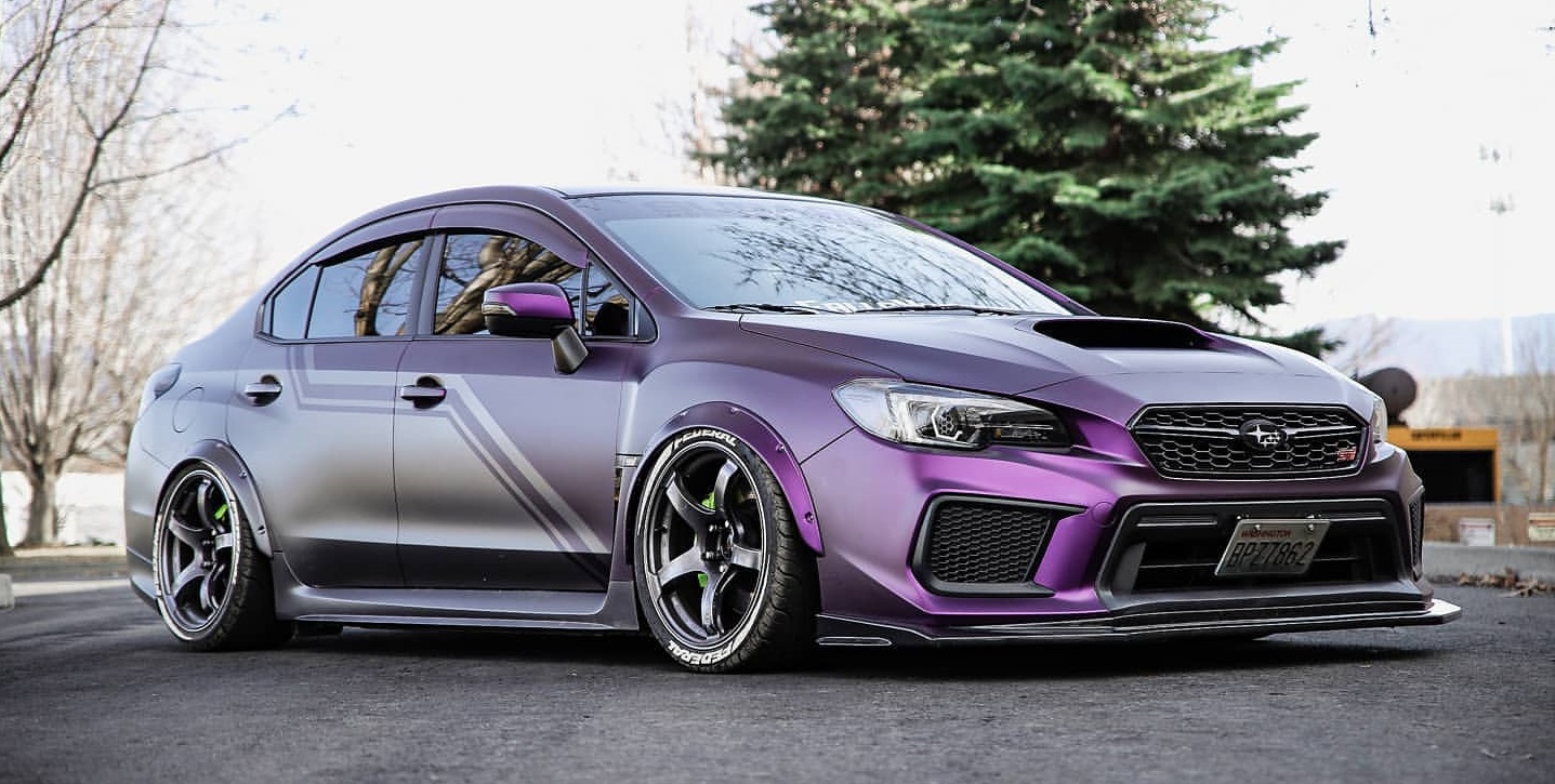 wrx sti on advan tc-3 wheels