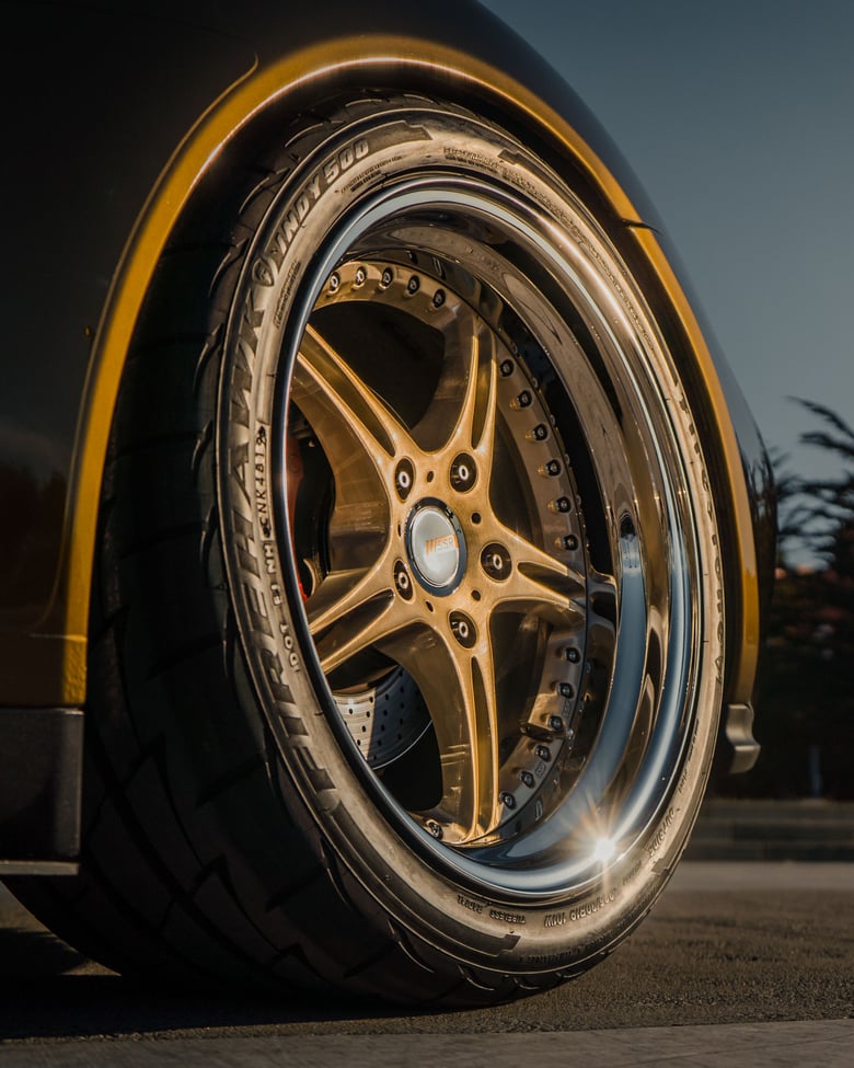 Porsche carrera 4s on SSR GT3 wheels