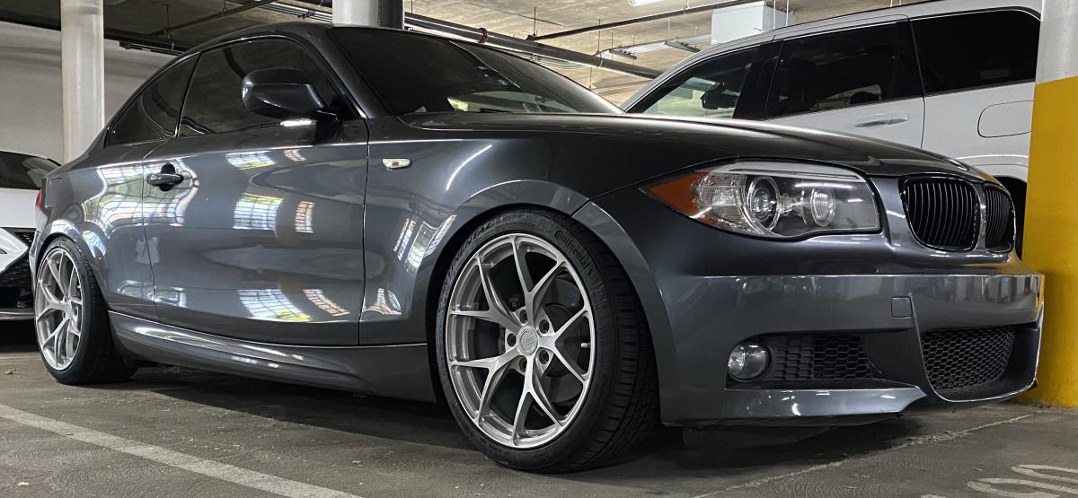 E88 on BC Forged wheels